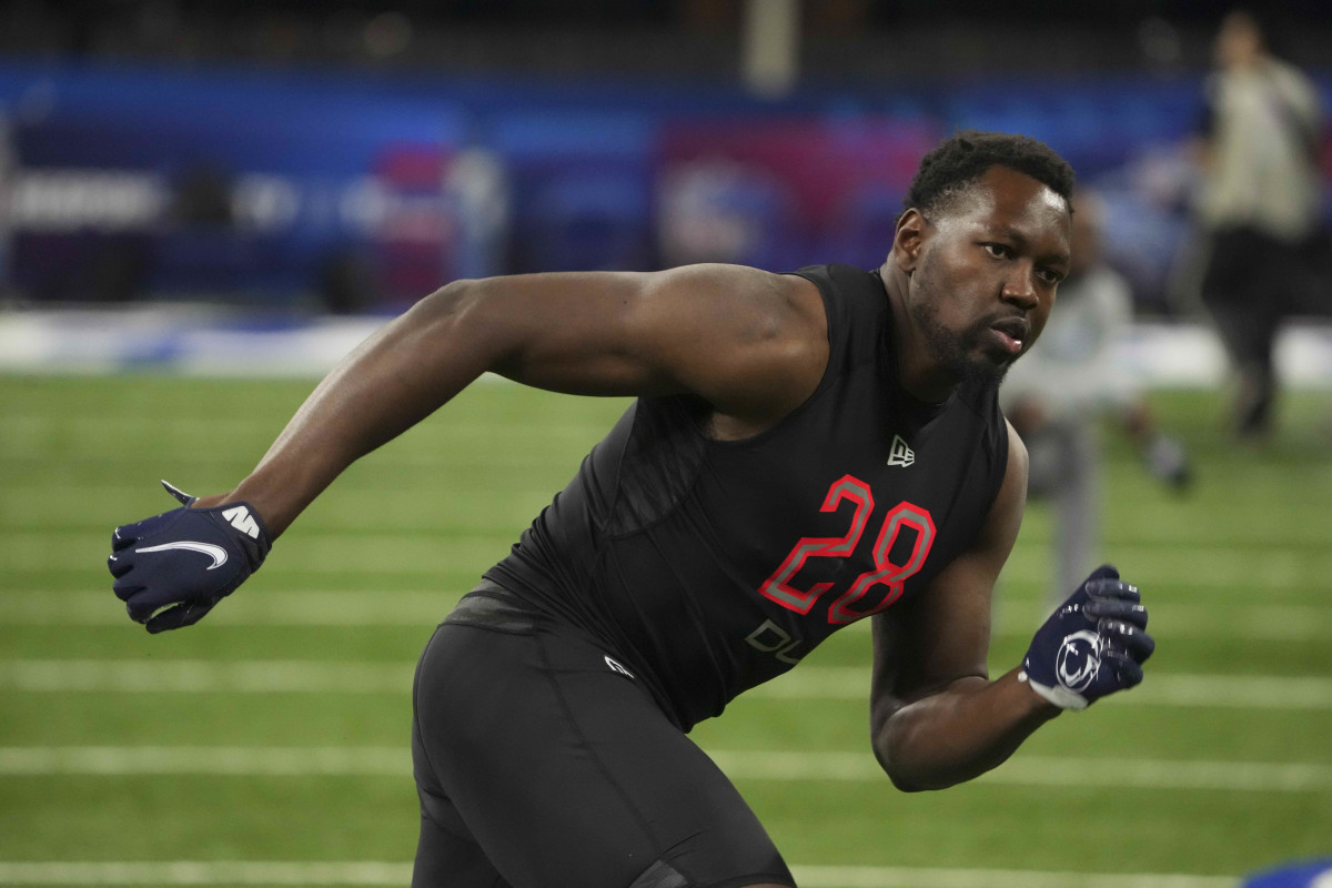 Arnold Ebiketie NFL Scouting Combine